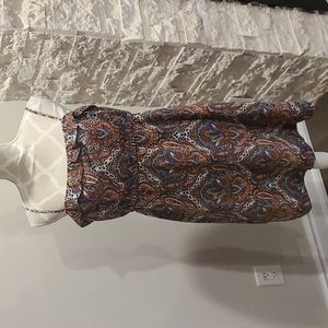 J. Crew Dress Paisley Print Spaghetti Strap Large